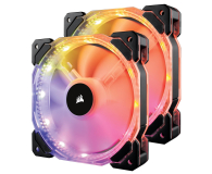 Corsair HD140 RGB LED 2x140mm + kontroler - 366551 - zdjęcie 1